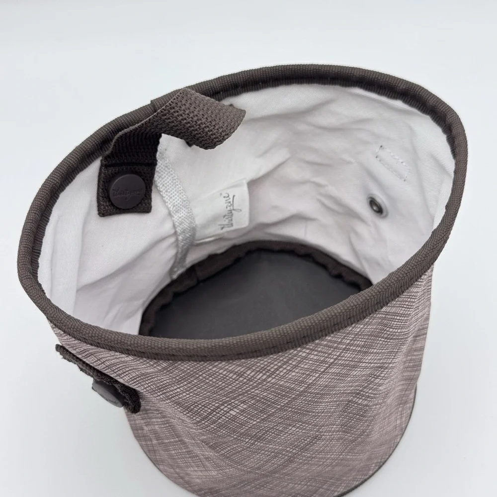 Thirty-One Oh-Snap Bin Taupe Cross Pop Retired New No Tags 31 Snap Pocket 6